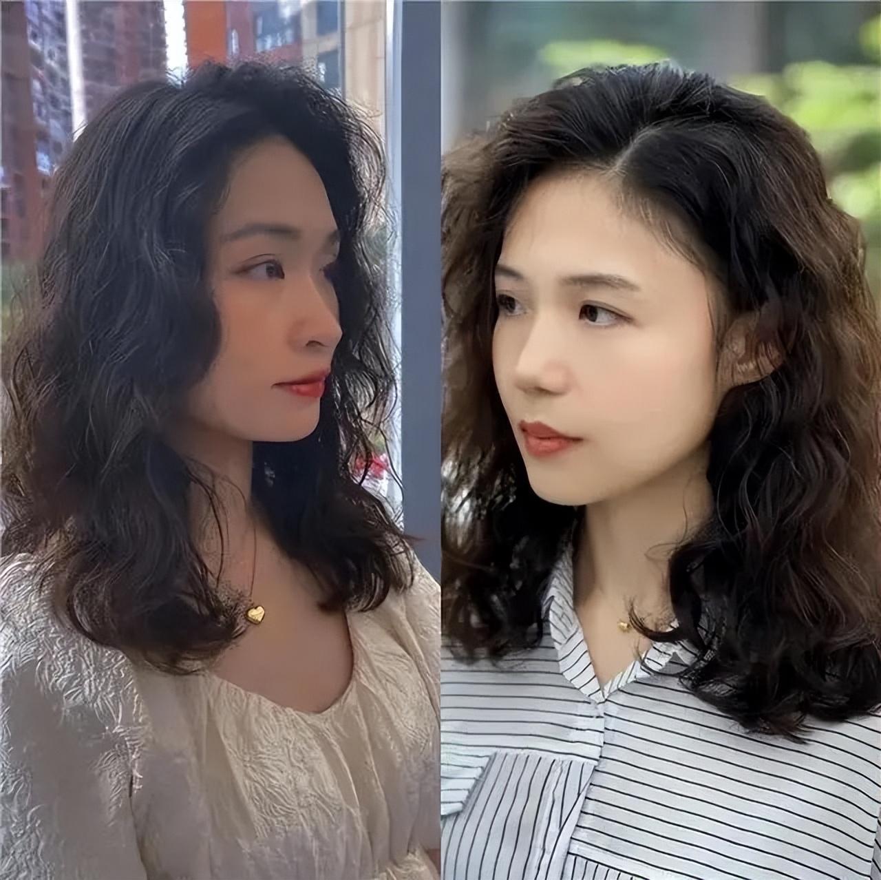 颧骨高适合什么发型女孩（一种发型叫“锁骨发”，洋气减龄显脸小）